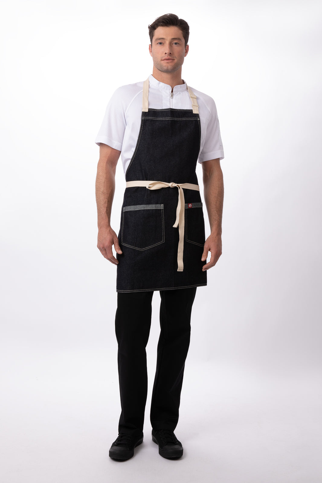 Chef Works Ridgewood Bib Apron - Indigo Blue