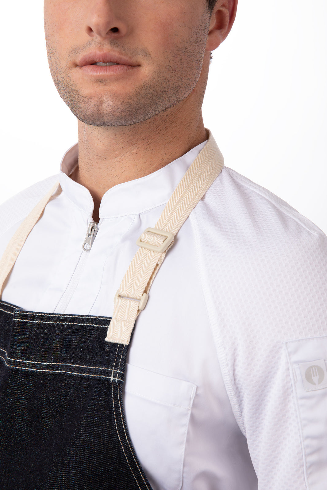 Chef Works Ridgewood Bib Apron - Indigo Blue