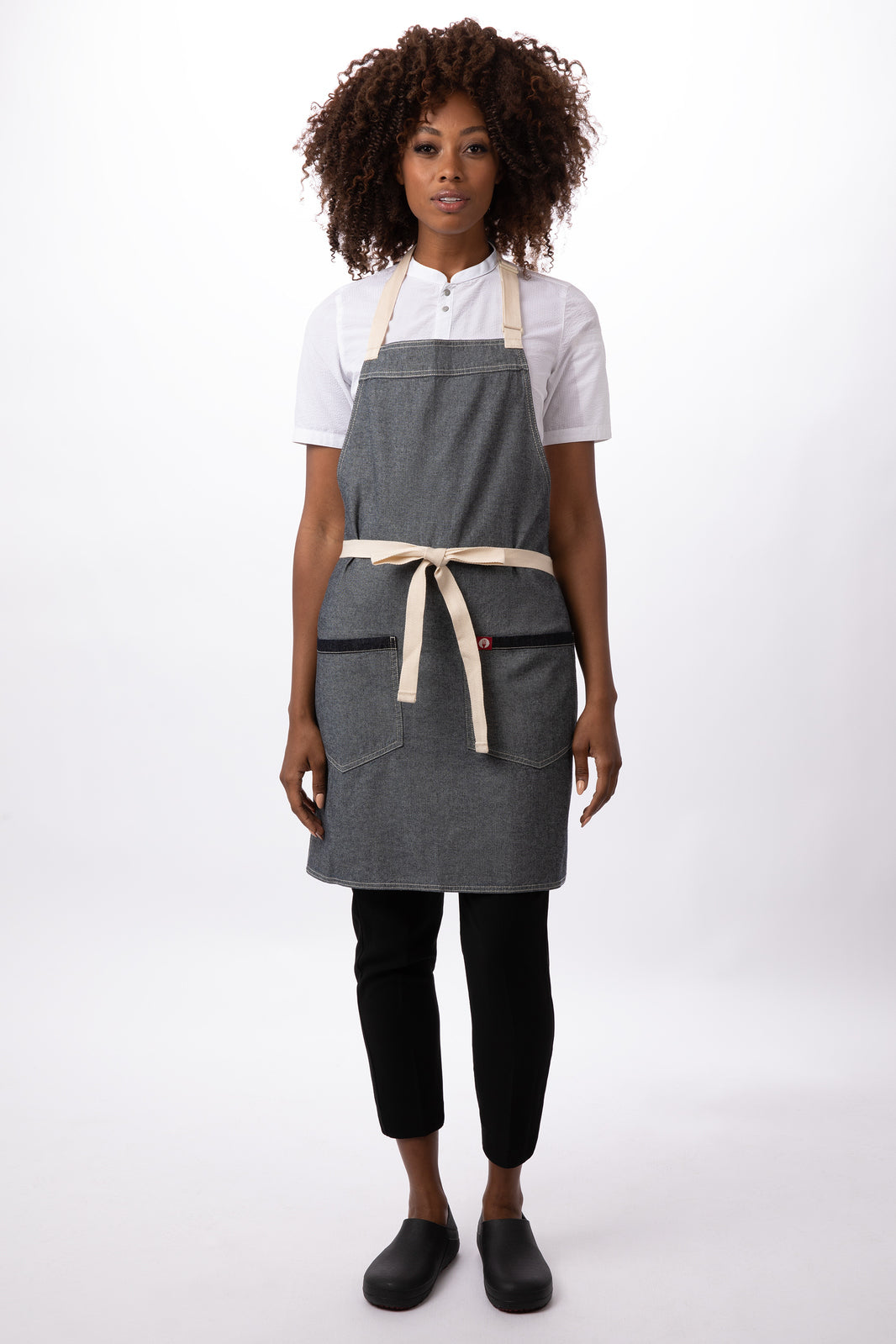 Chef Works Ridgewood Bib Apron - Stone Wash