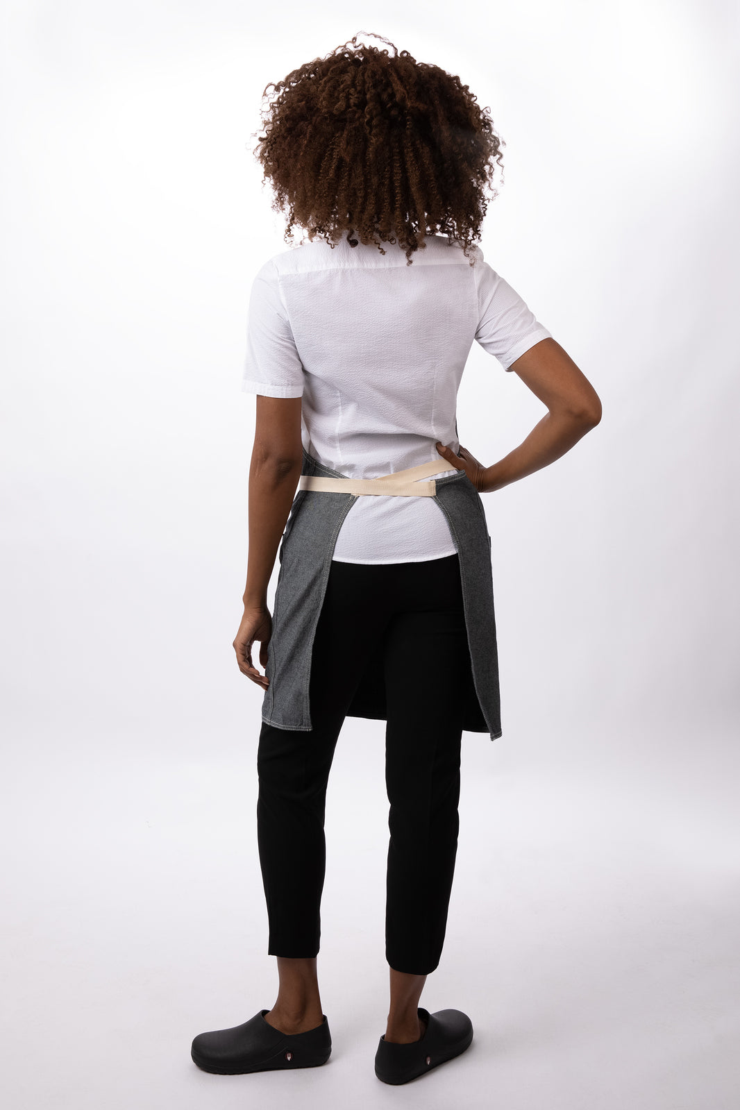 Chef Works Ridgewood Bib Apron - Stone Wash