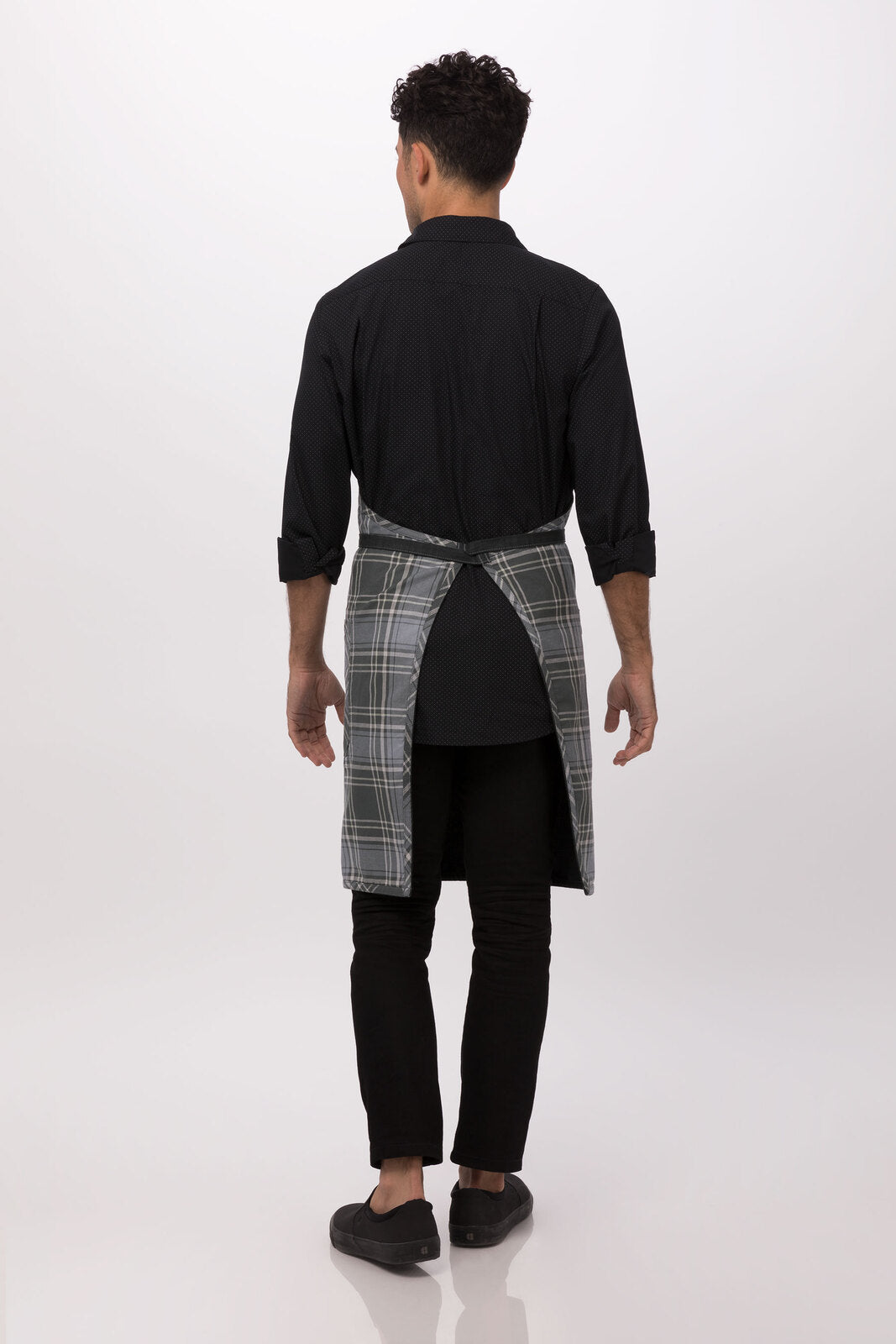 Chef Works Olympia Bib Apron - Grey