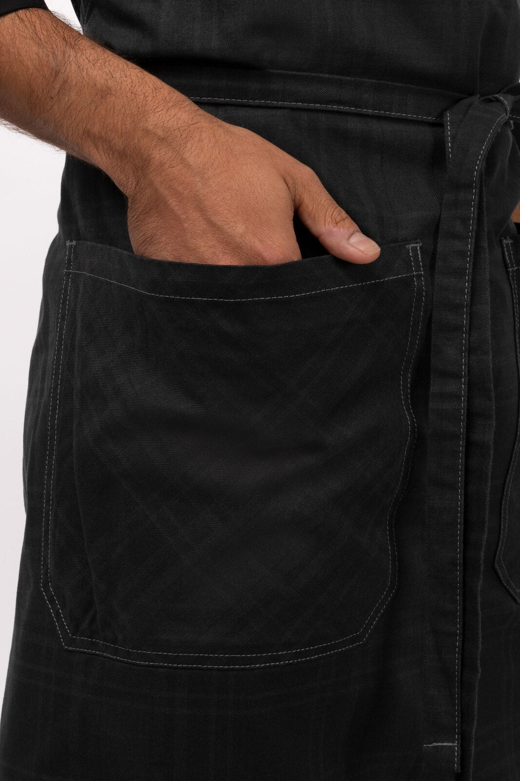 Chef Works Olympia Bib Apron - Grey