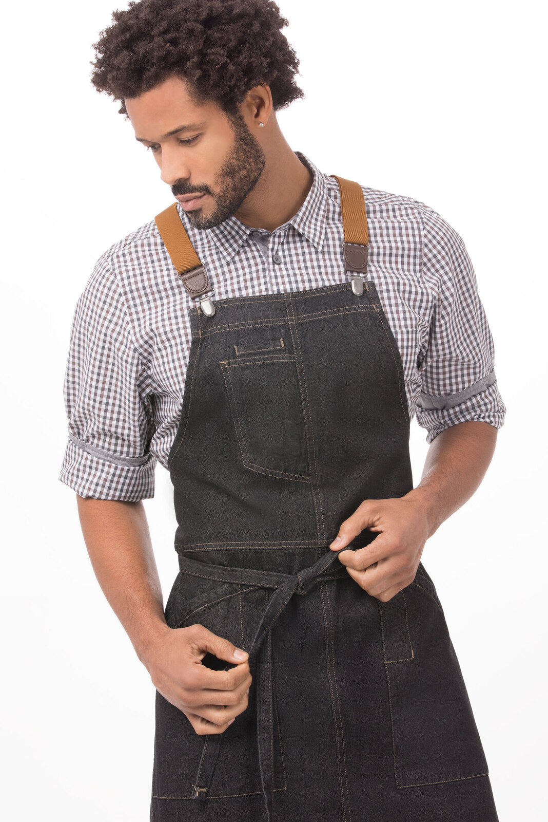 Chef Works Berkeley Bib Apron - Black