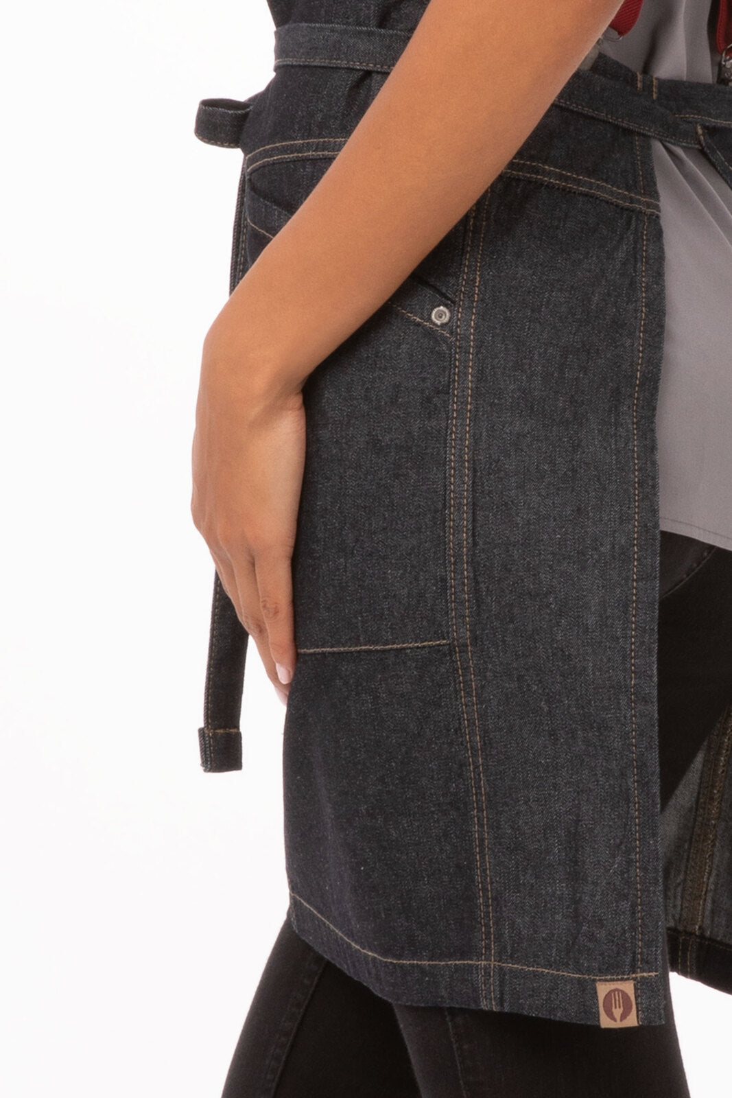 Chef Works Berkeley Petite Bib Apron - Indigo Blue