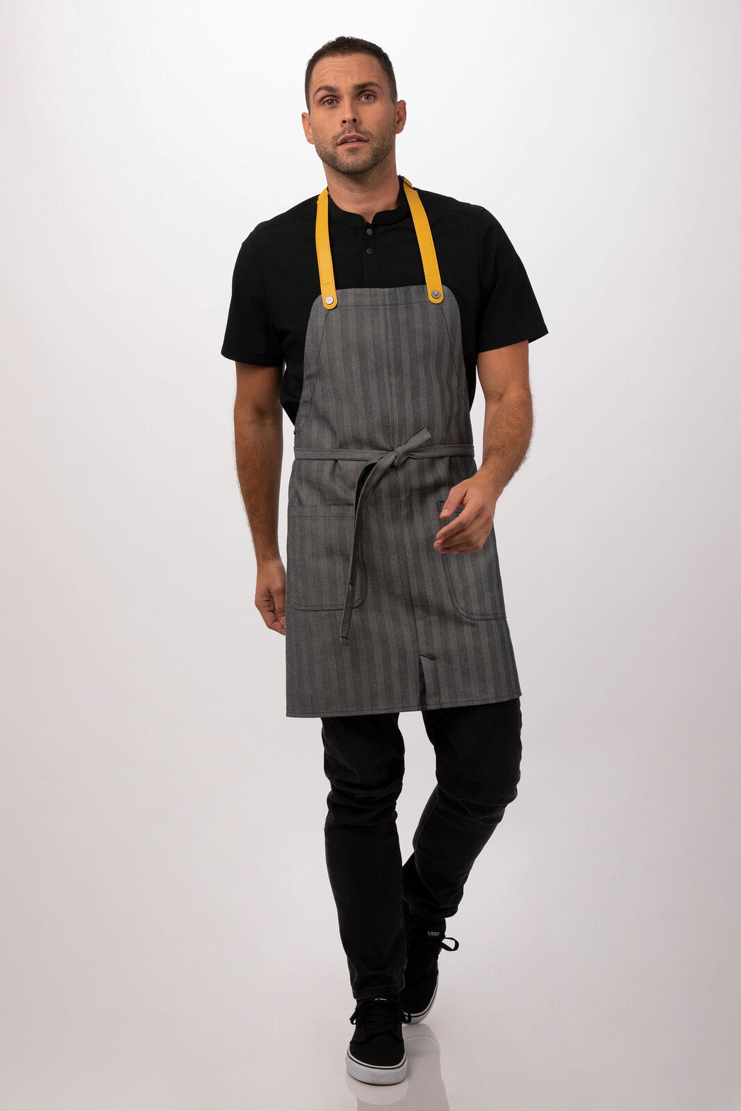 Chef Works Seattle Bib Apron - Black