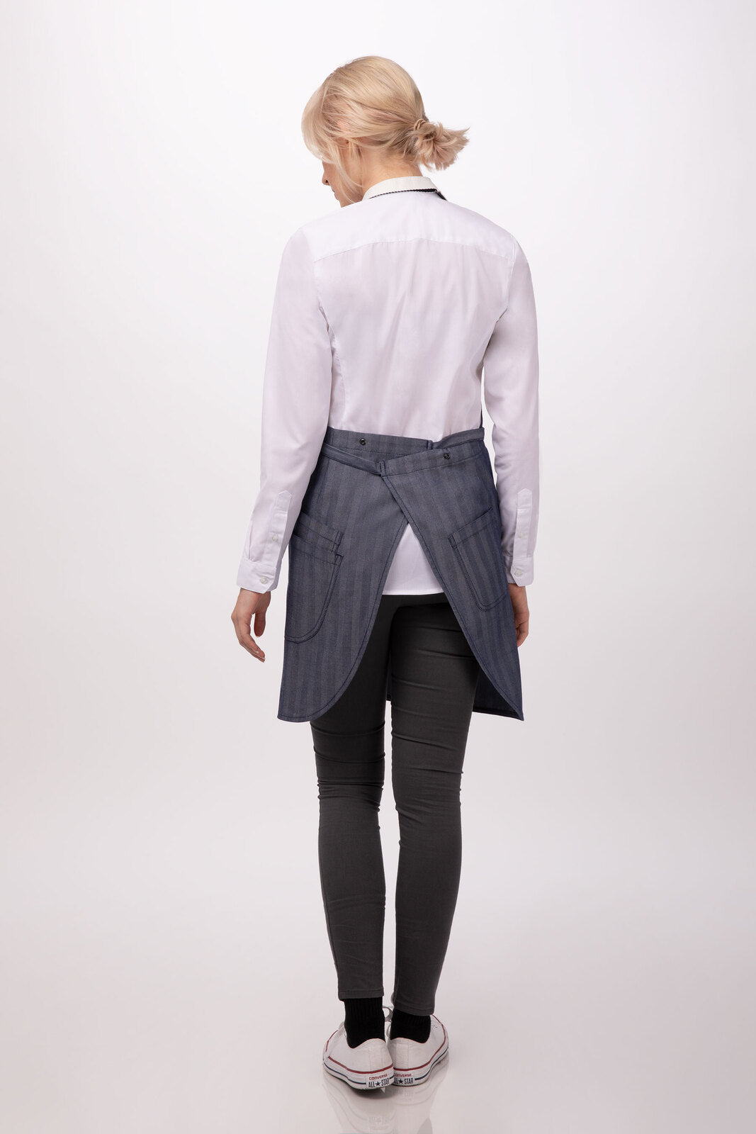 Chef Works Seattle Bib Apron - Blue