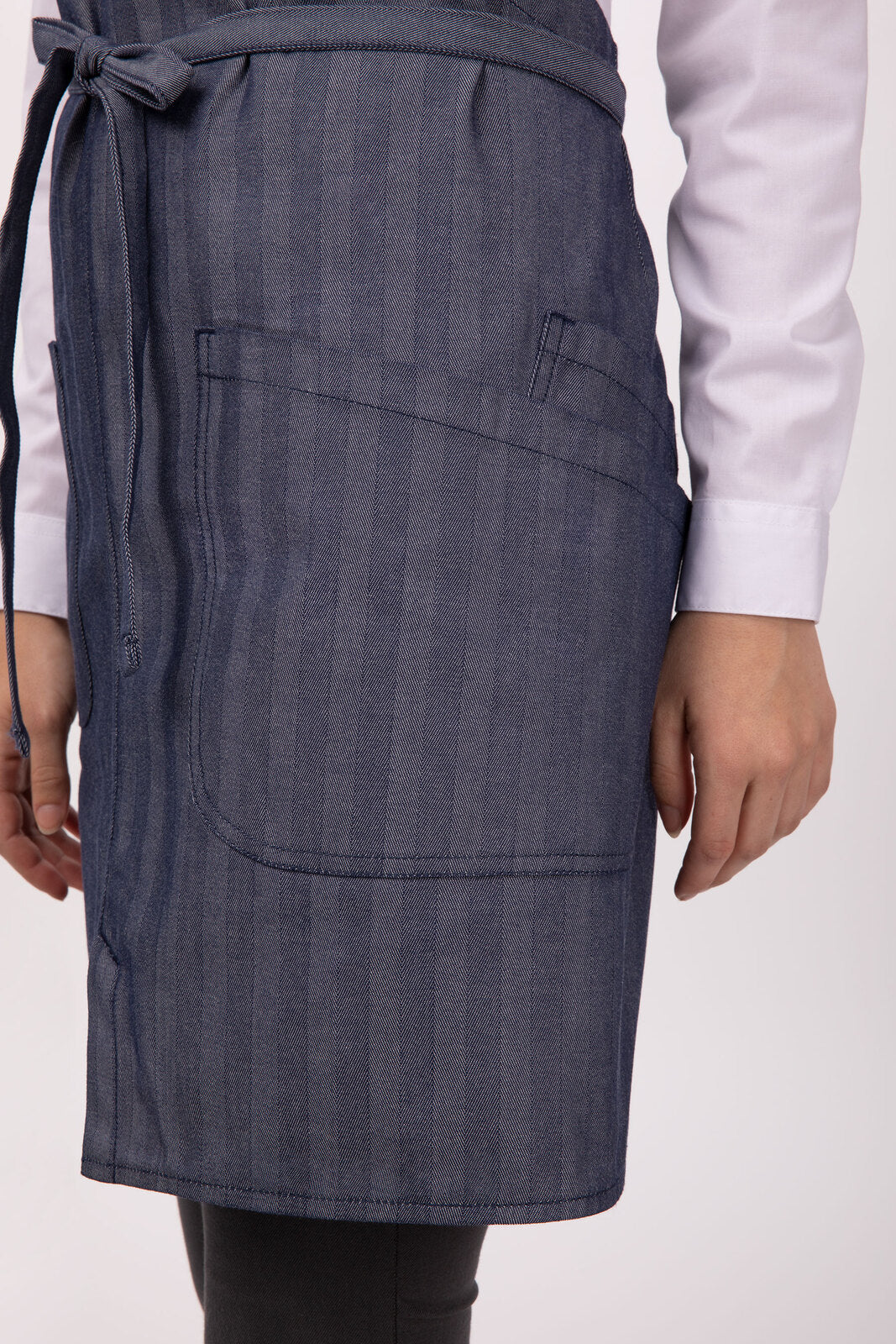 Chef Works Seattle Bib Apron - Blue