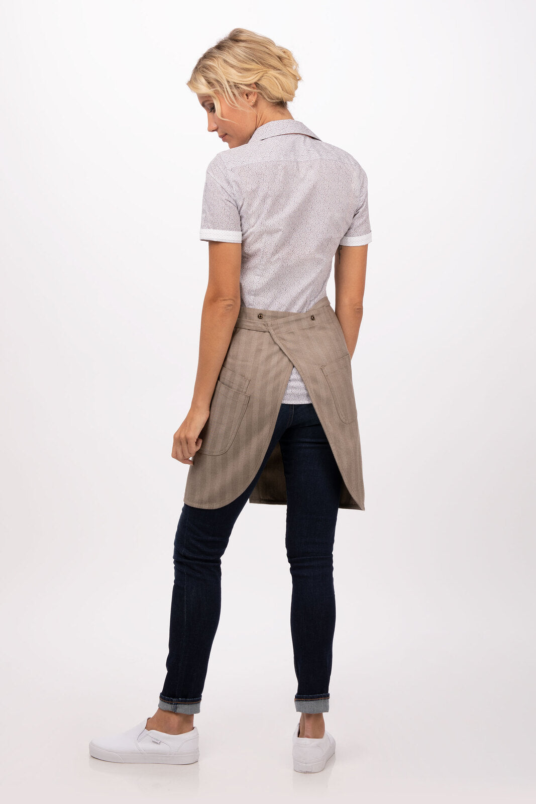 Chef Works Seattle Bib Apron - Taupe