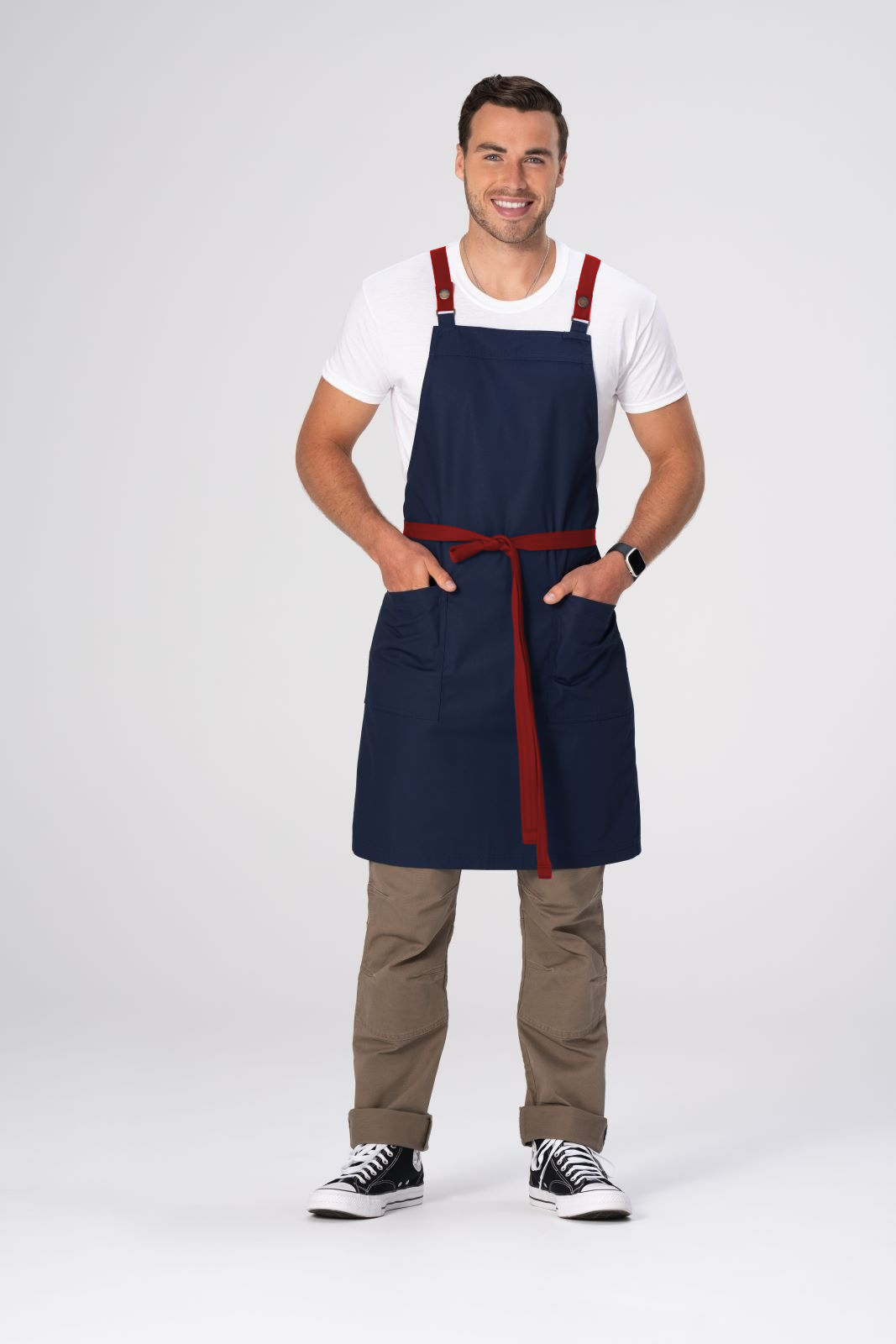 Chef Works Lockharte Cross Back Apron - Navy