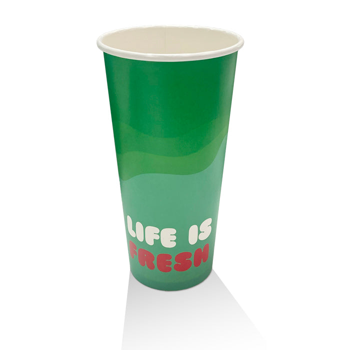 ecoware 22oz Aqueous Coated Paper Cold Cup (Carton of 1000)