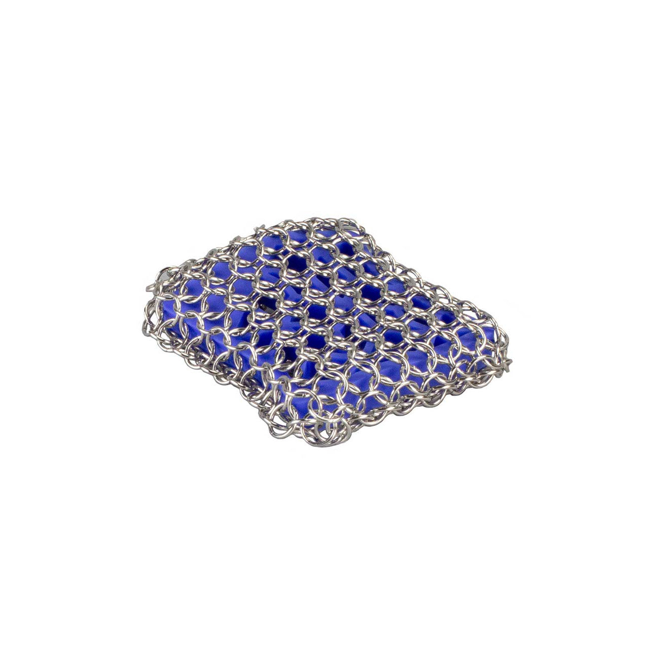 Lodge Blue Square Chainmail Scrubbing Pad