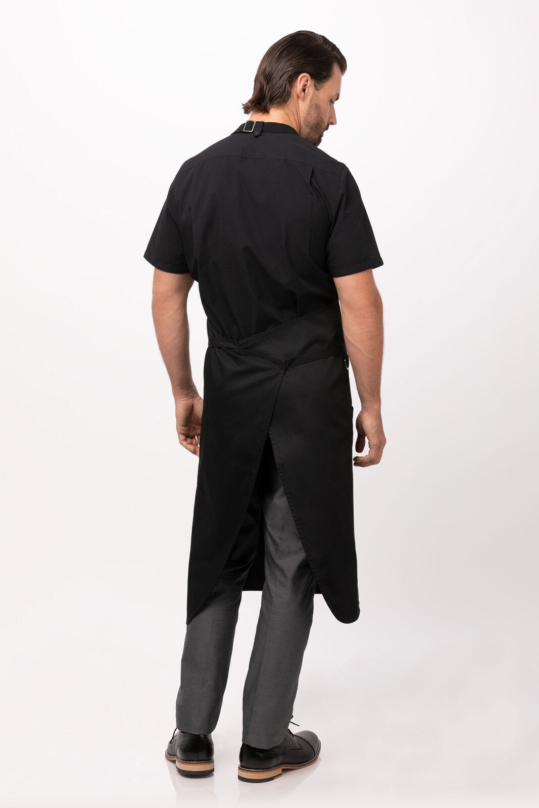 Chef Works Brio Chef Bib Apron - Black