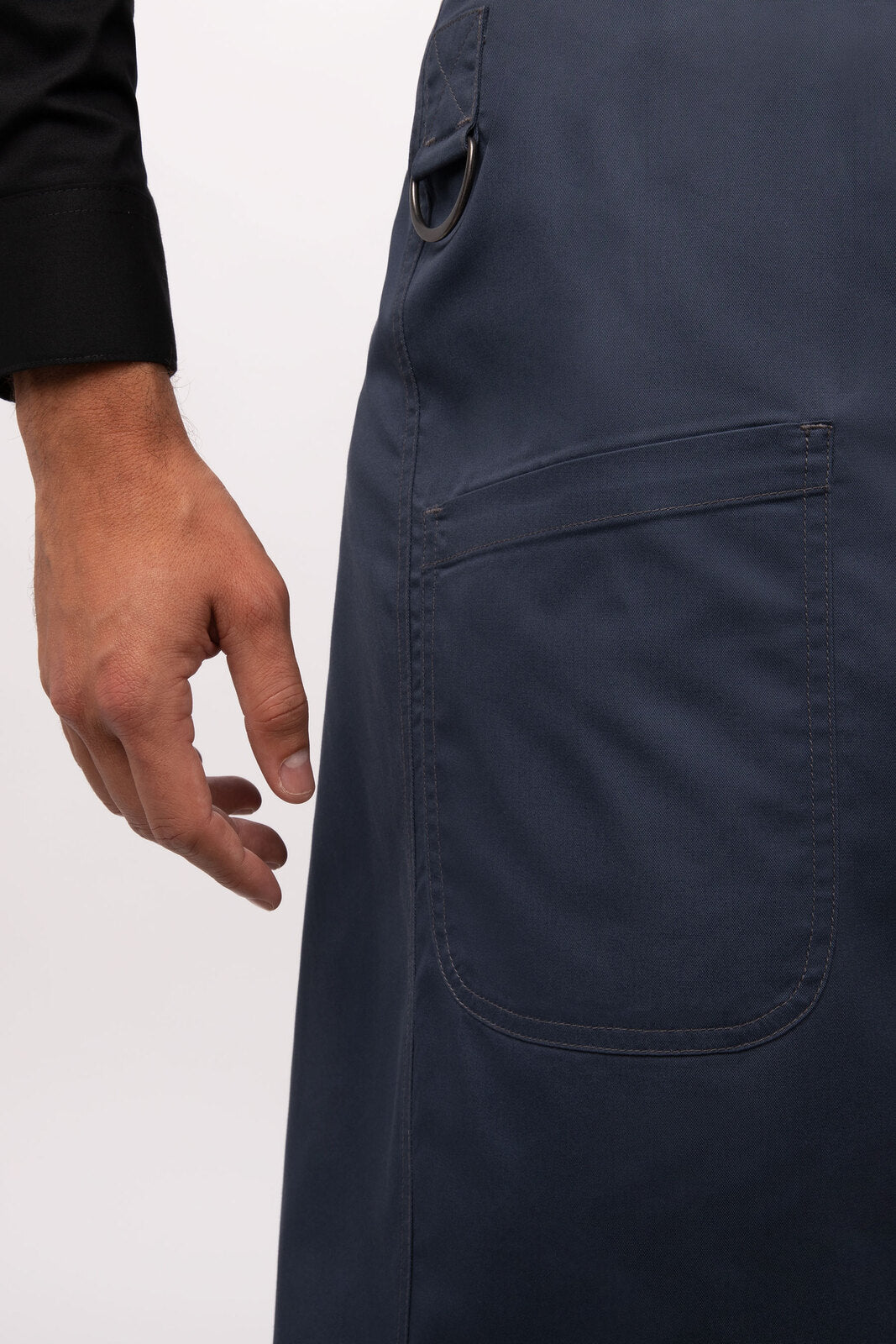 Chef Works Brio Chef Bib Apron - Blue