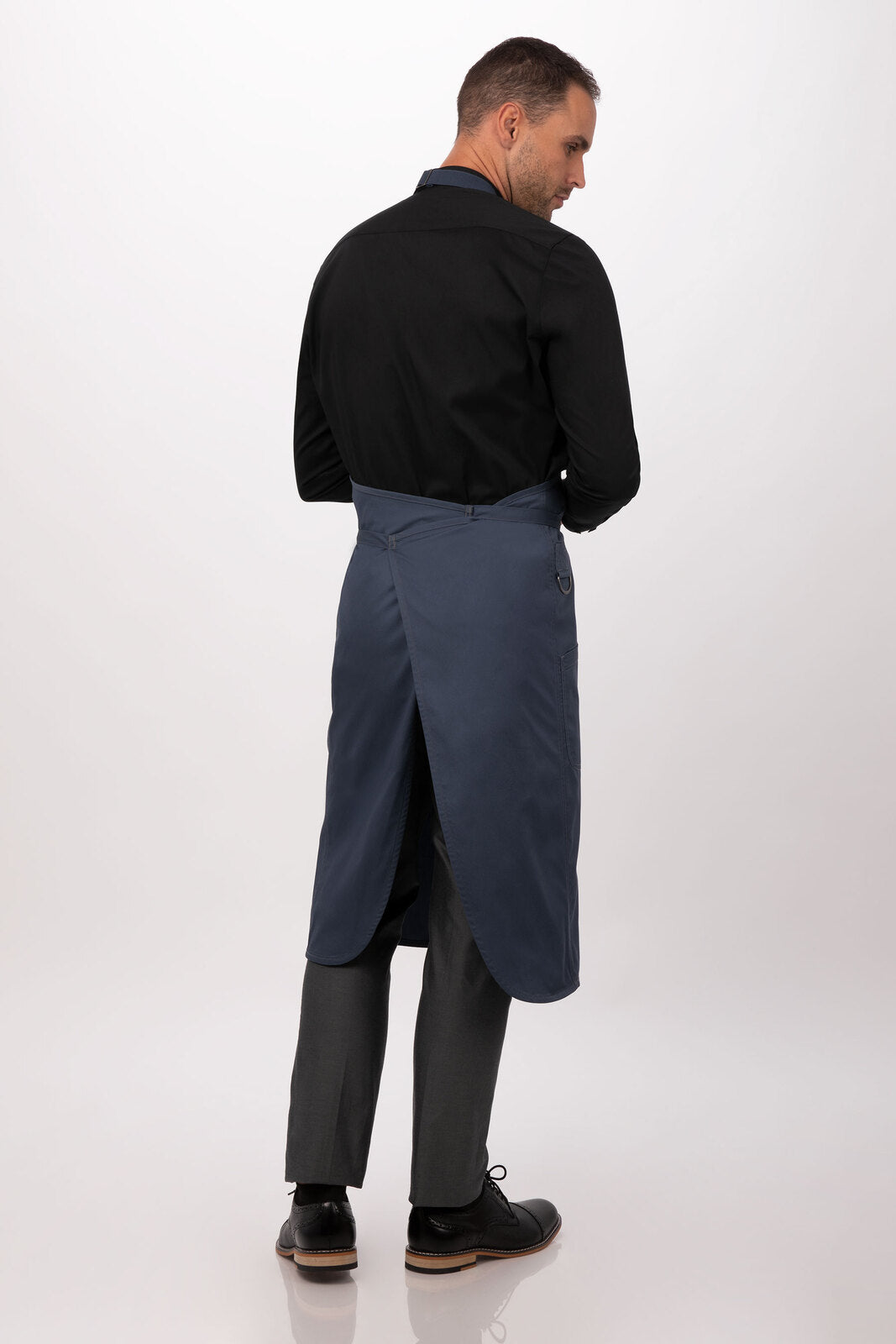 Chef Works Brio Chef Bib Apron - Blue