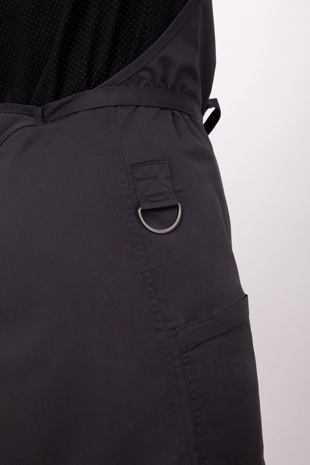 Chef Works Brio Chef Bib Apron - Charcoal