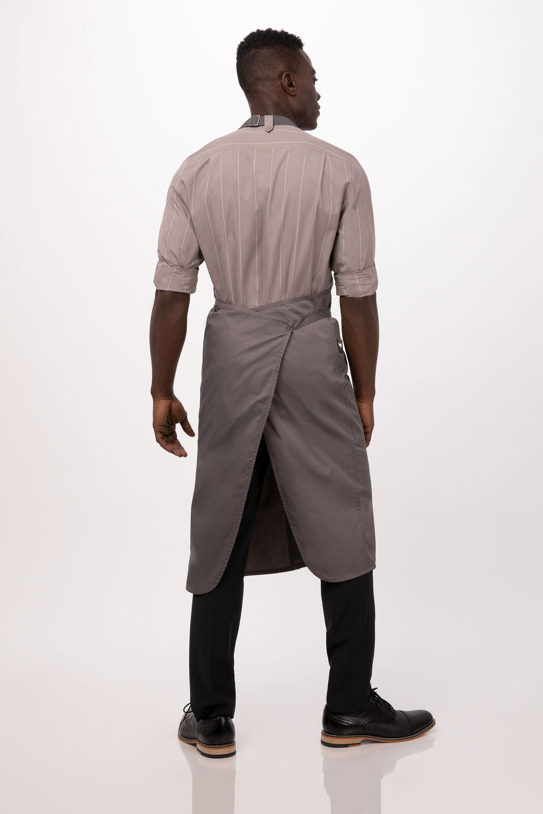 Chef Works Brio Chef Bib Apron - Mushroom