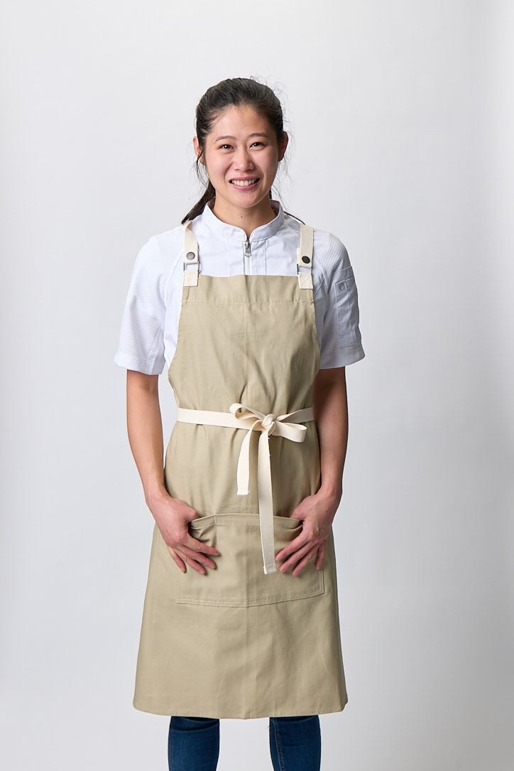 Chef Works Byron Cross-Back Apron - Natural