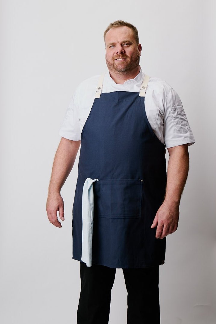 Chef Works Byron Cross-Back Apron - Navy