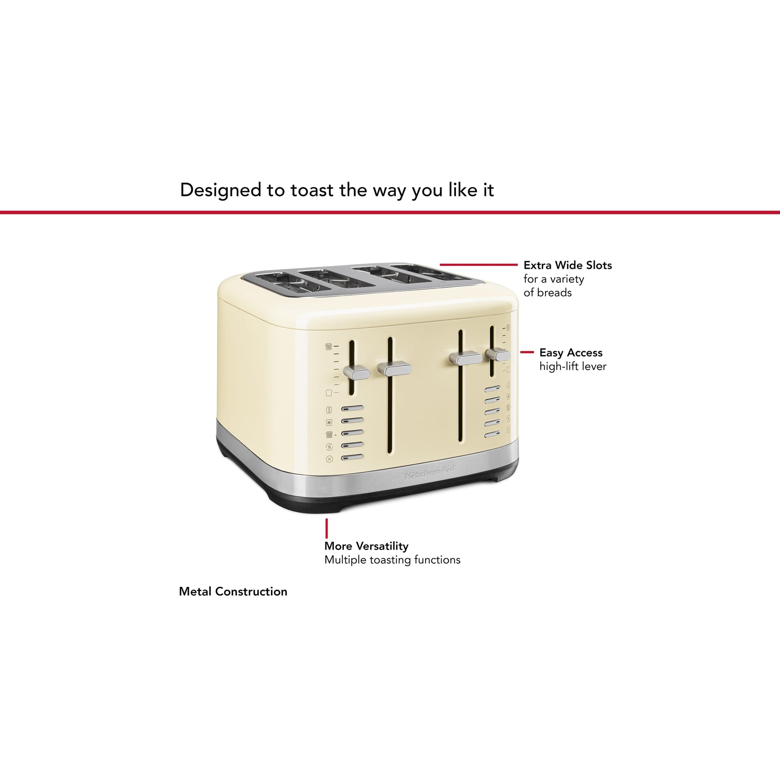 KitchenAid 4 Slice Toaster KMT4109