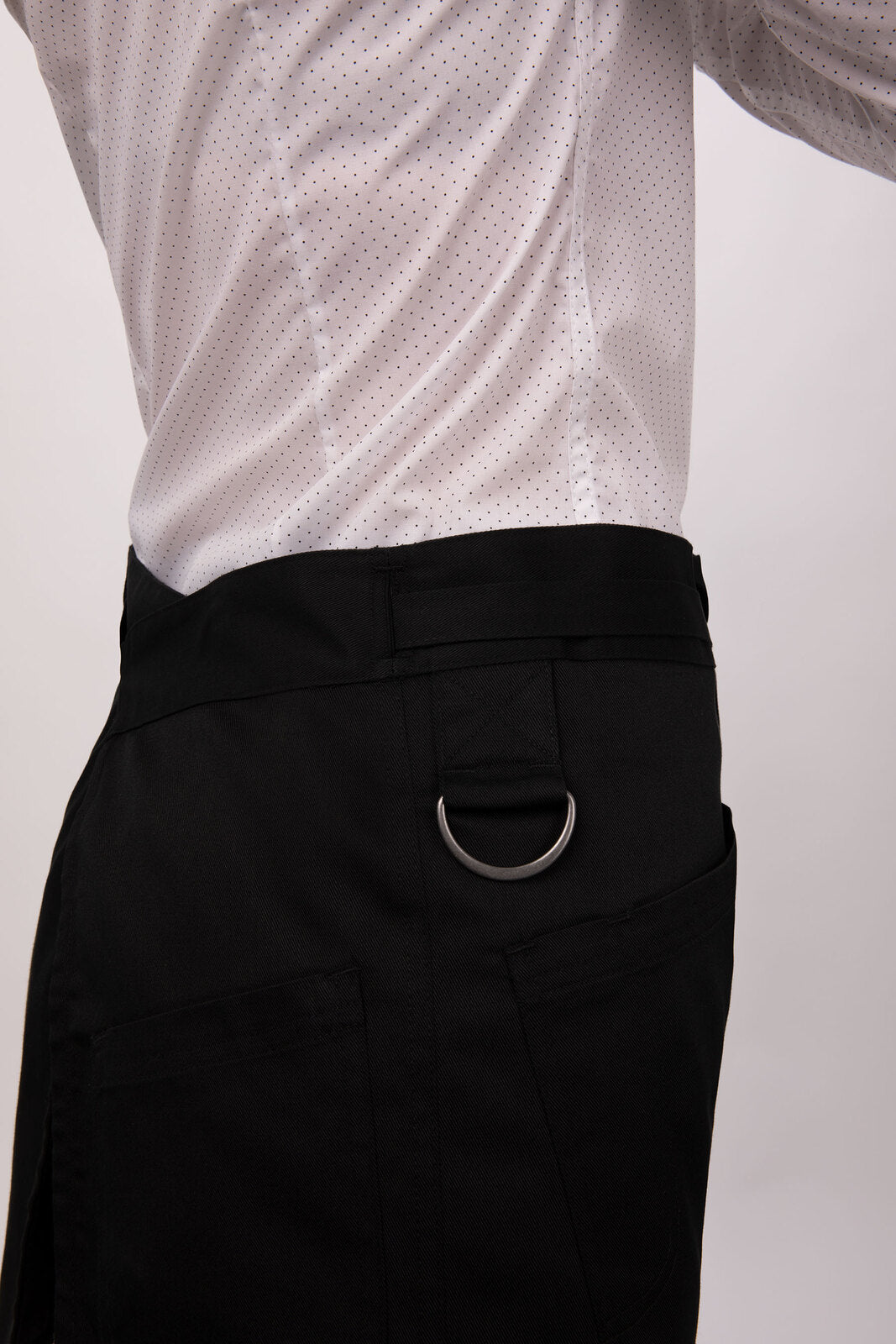 Chef Works Largo Half Bistro Apron - Black