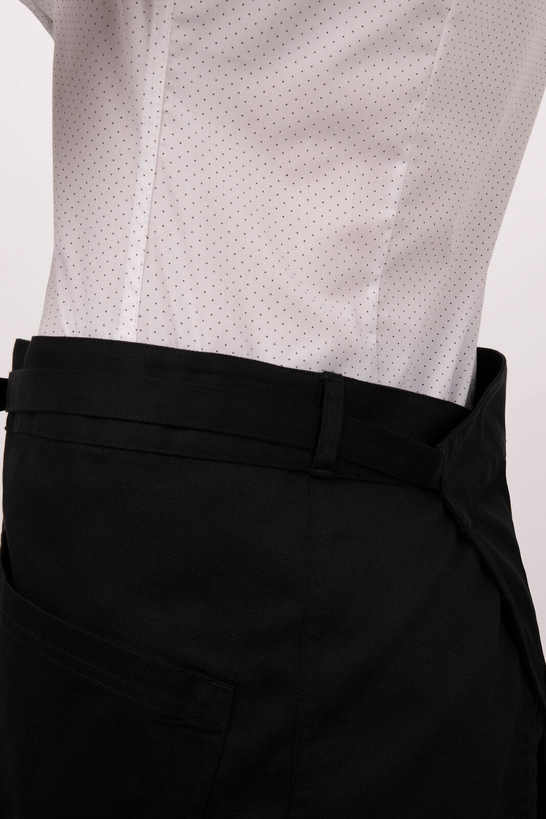 Chef Works Largo Half Bistro Apron - Black