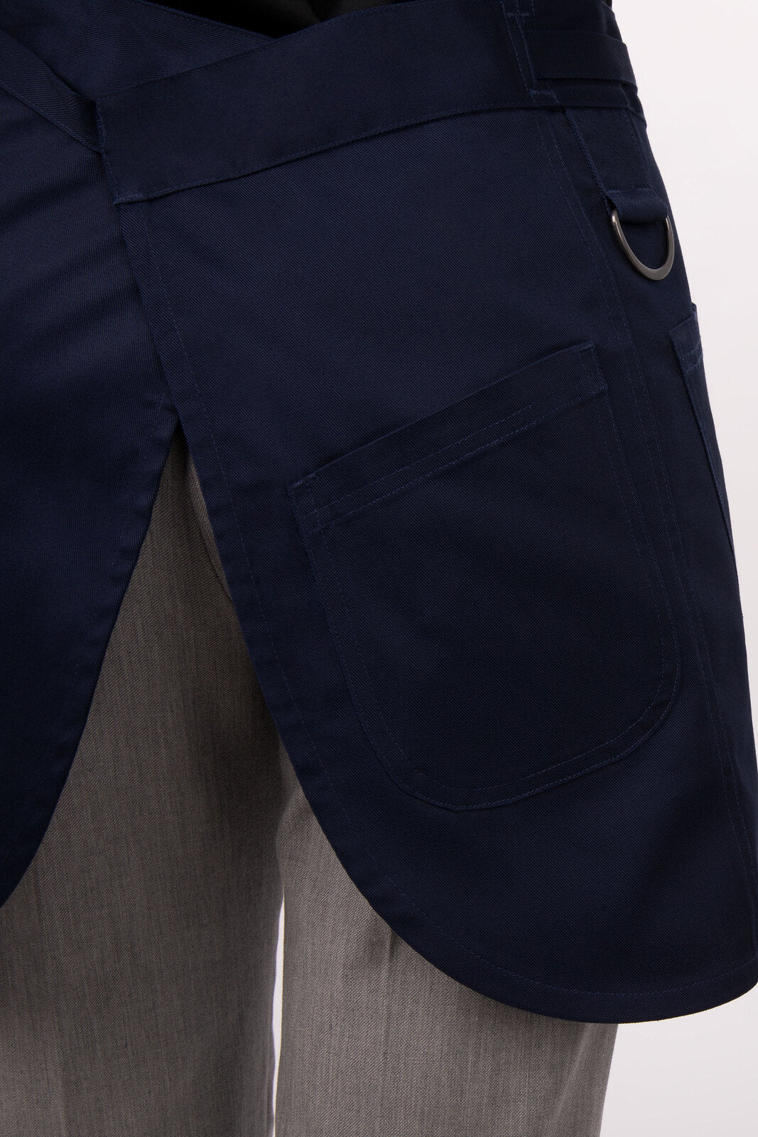 Chef Works Largo Half Bistro Apron - Dark Navy