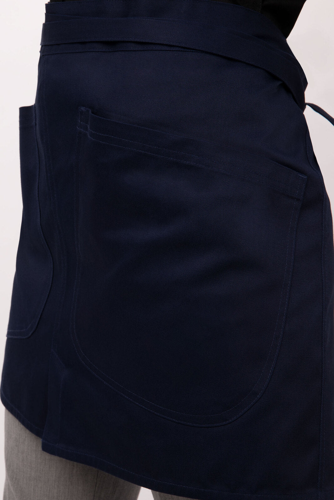 Chef Works Largo Half Bistro Apron - Dark Navy