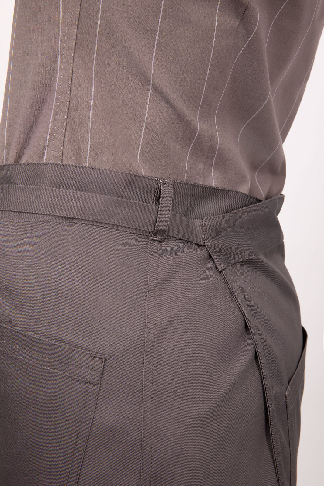 Chef Works Largo Half Bistro Apron - Mushroom