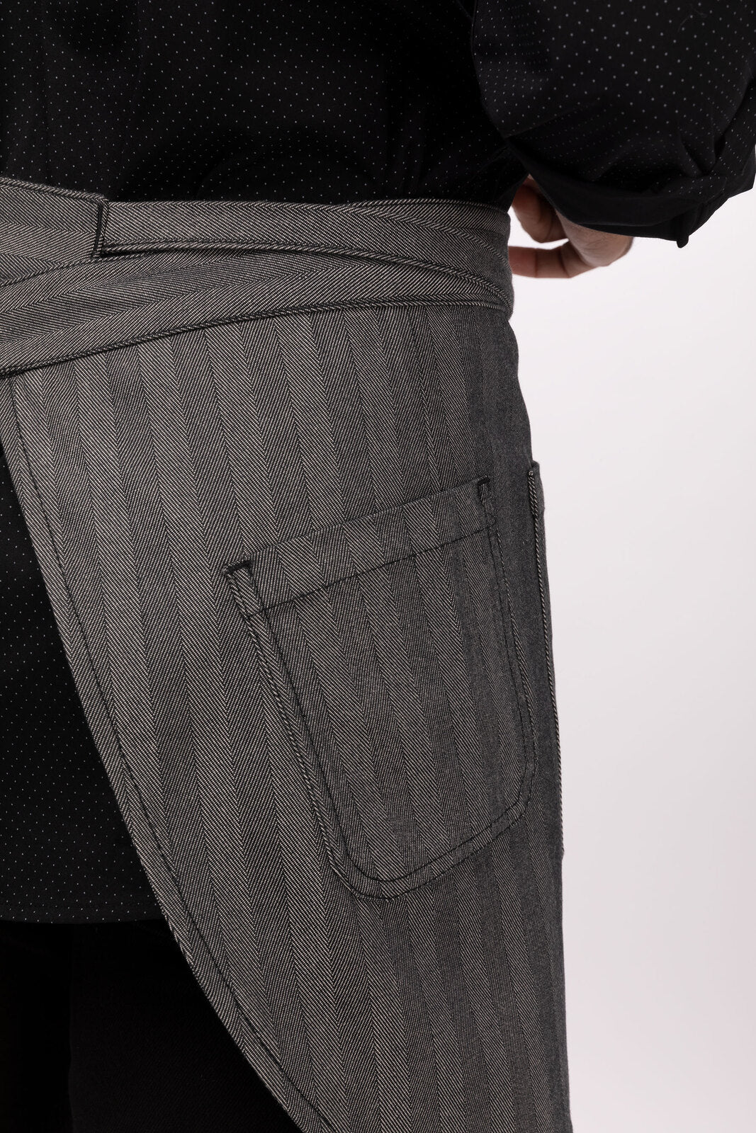 Chef Works Seattle Half Bistro Apron - Black