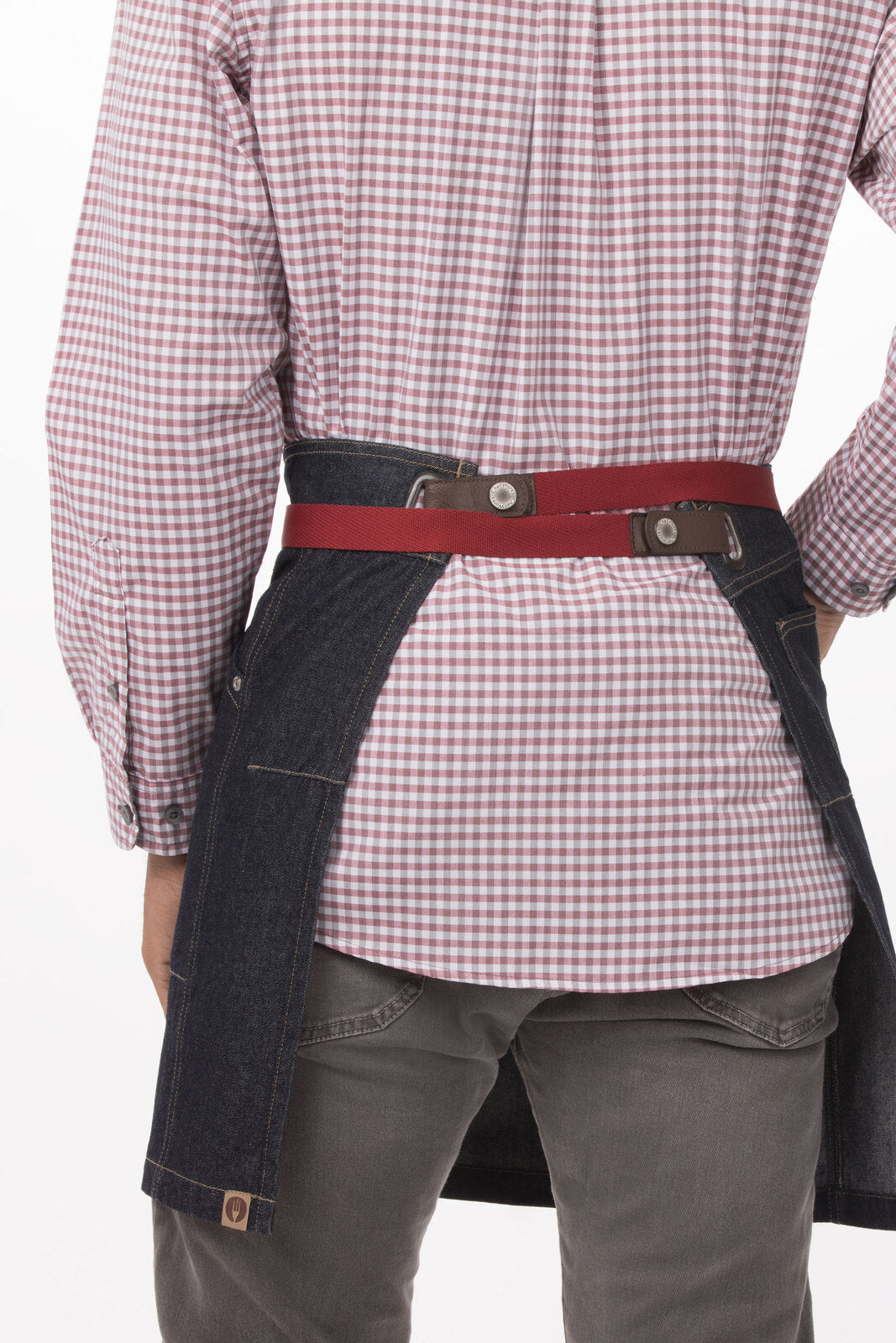 Chef Works Berkeley Half Bistro Apron - Indigo Blue