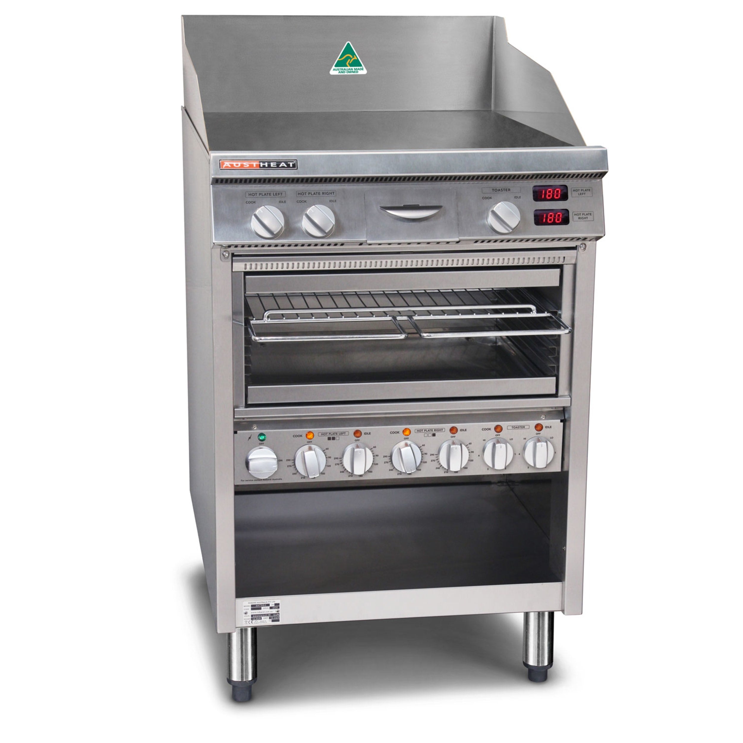 Austheat Freestanding Commercial Hotplate & Grill AHT860