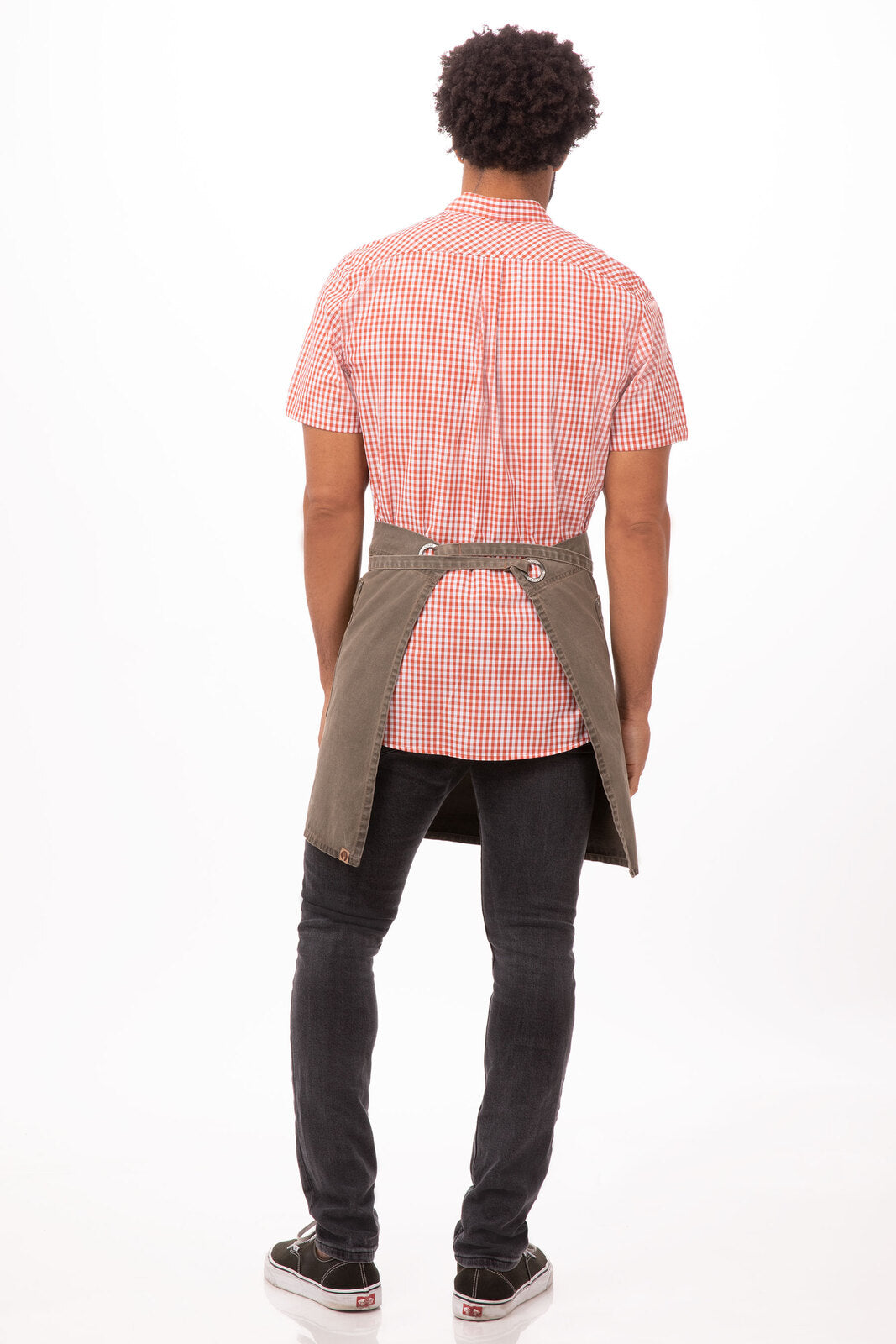Chef Works Dorset Half Bistro Apron - Earth Brown