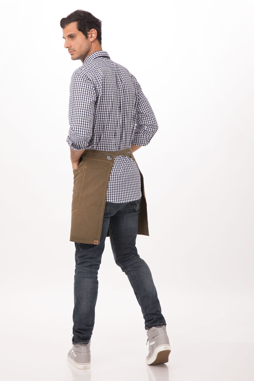 Chef Works Dorset Half Bistro Apron - Golden Brown