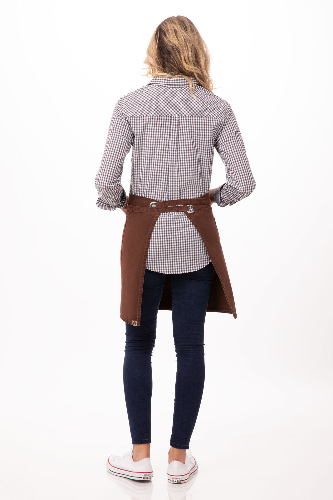 Chef Works Dorset Half Bistro Apron - Rust