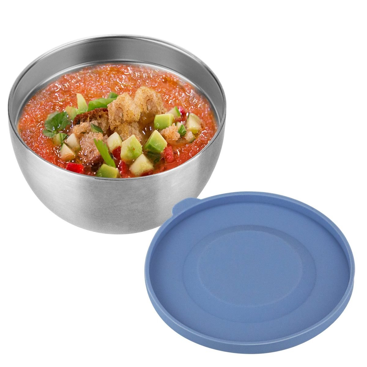 Asobu Thermo Bowl 3 Piece Set 270ml - Black/Silver/White