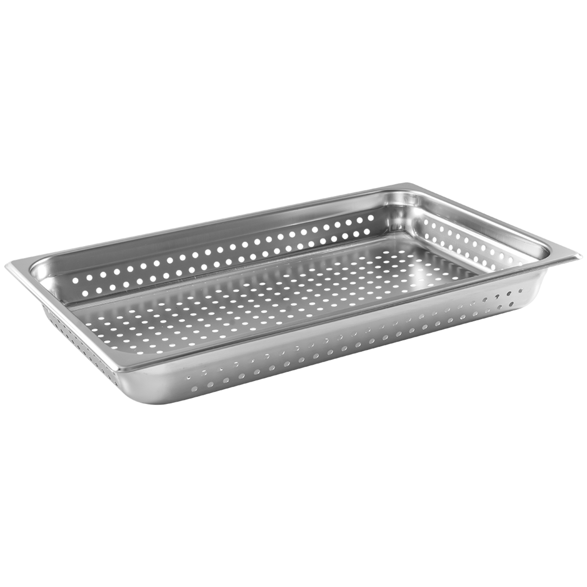 KH Classik Chef Gn Food Pan Anti-Jam Full Size 1/1 x 65mm S/Steel Perforated