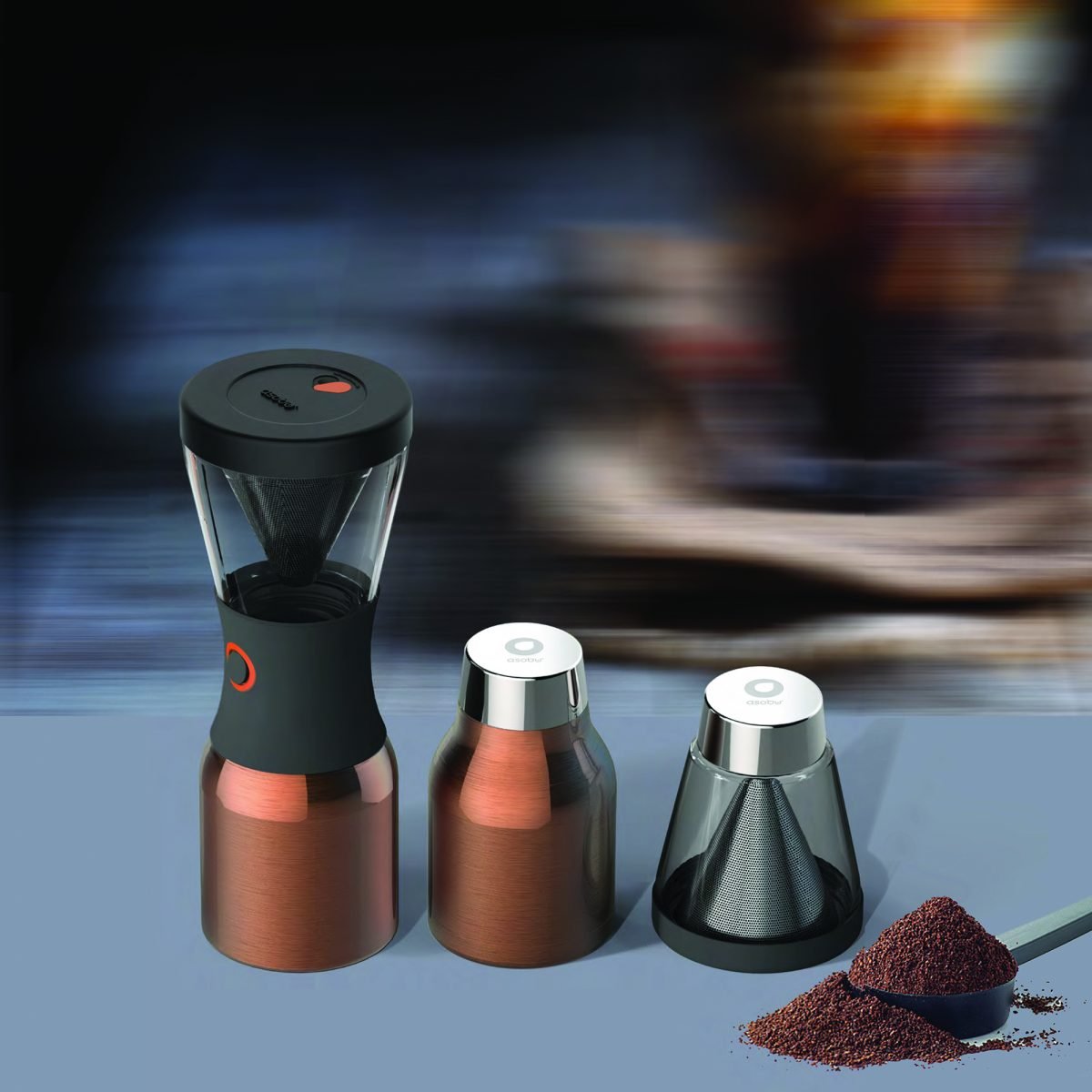 Asobu Cold Brew Coffee Maker 2 Go 1.1L - Copper