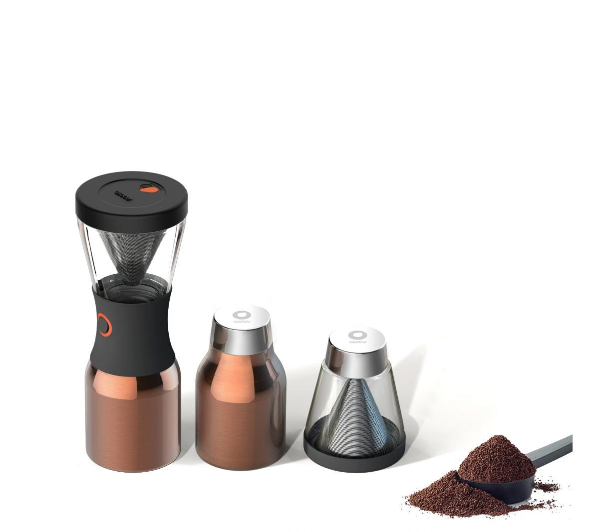 Asobu Cold Brew Coffee Maker 2 Go 1.1L - Copper