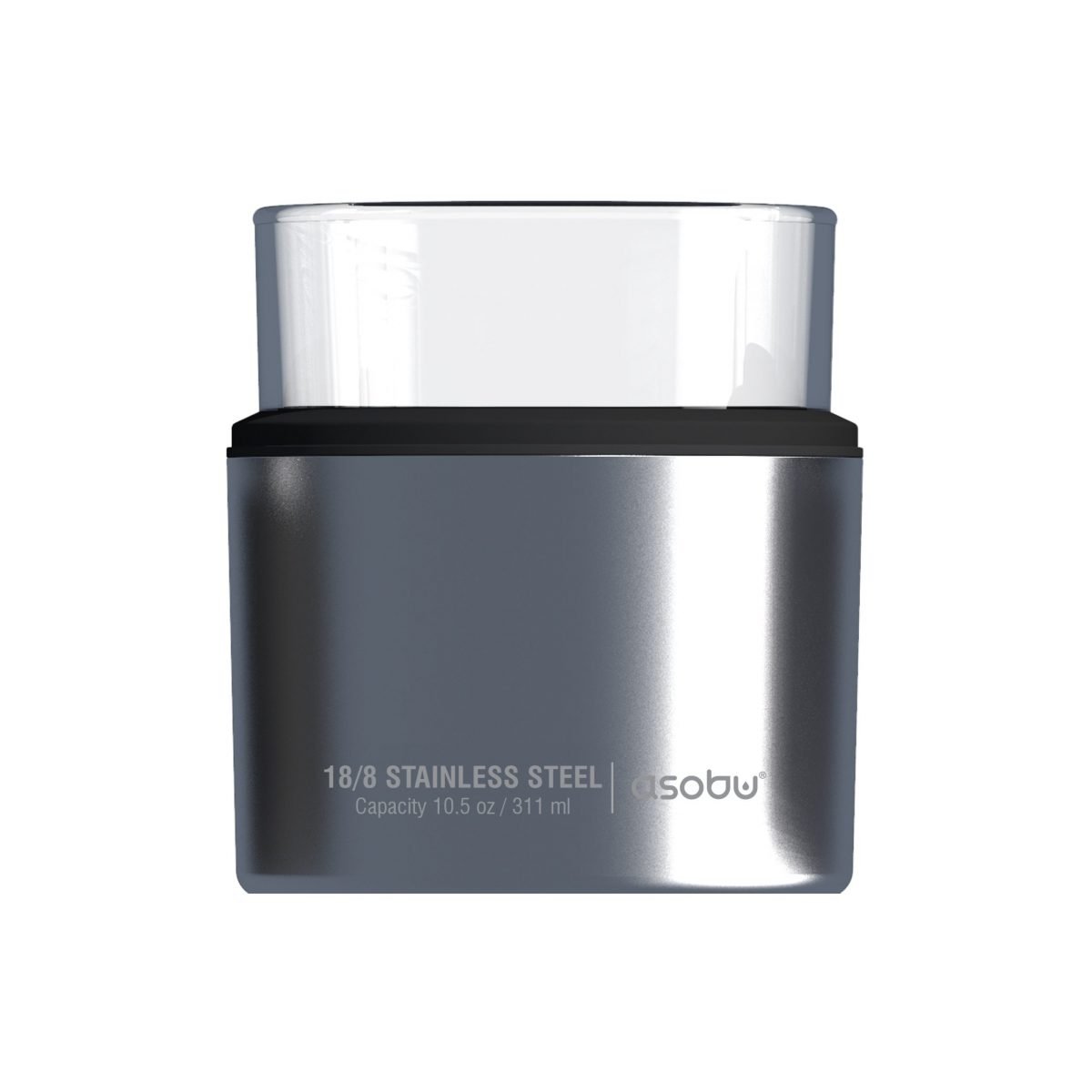 Asobu Insulated "On The Rocks" Kuzie 311ml - Silver