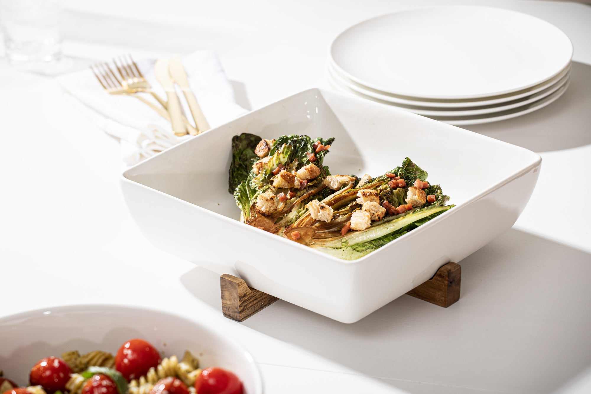 Ladelle Alto Oven To Table Square Dish With Trivet