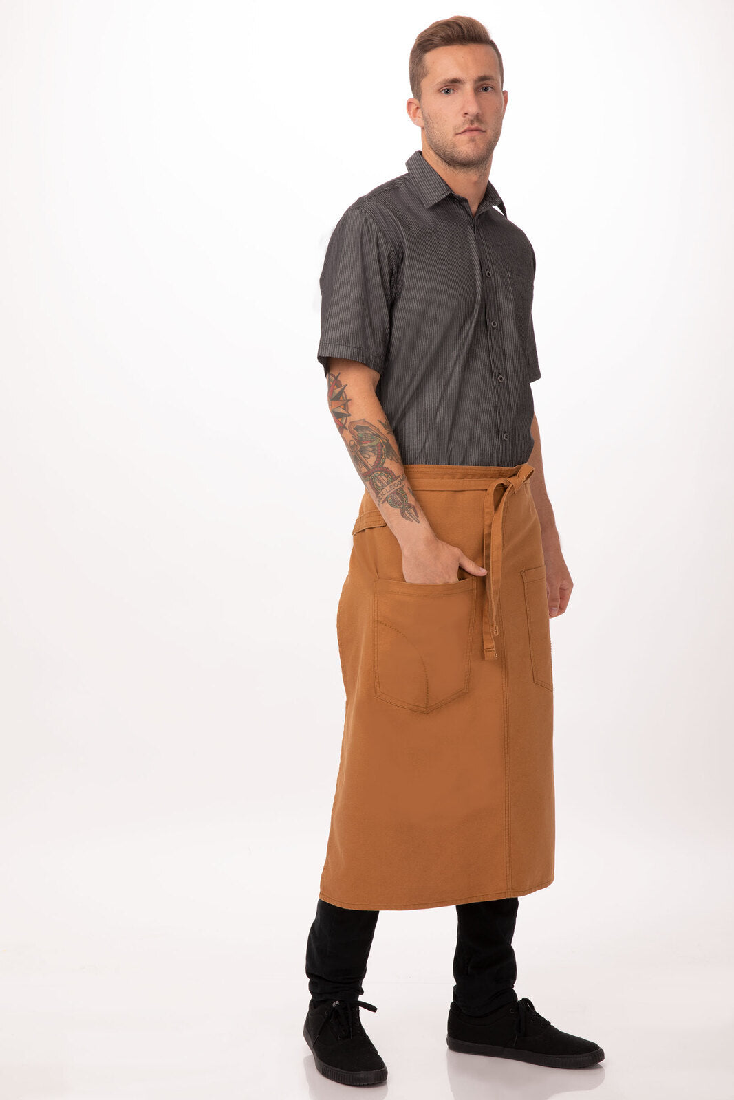 Chef Works Rockford Bistro Apron - Nutmeg