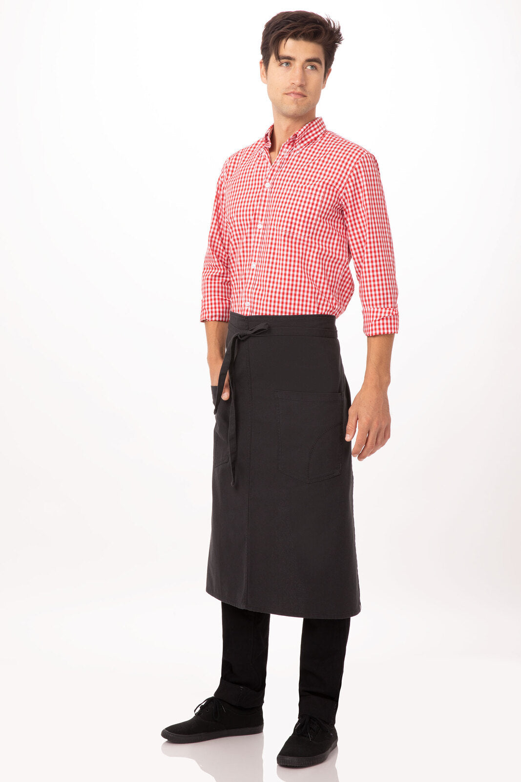 Chef Works Rockford Bistro Apron - Steel Grey