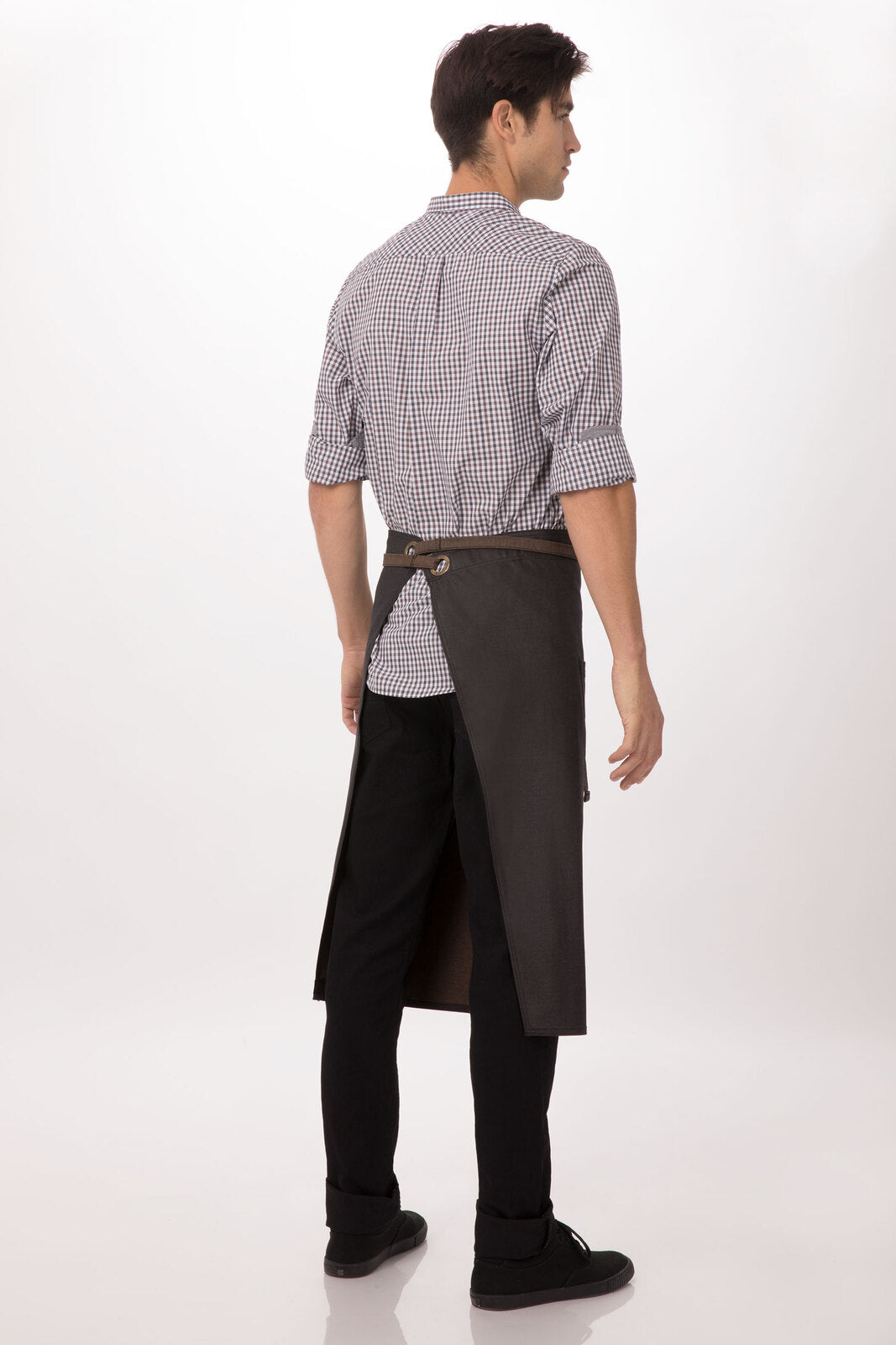 Chef Works Boulder Bistro Apron - Brown Black