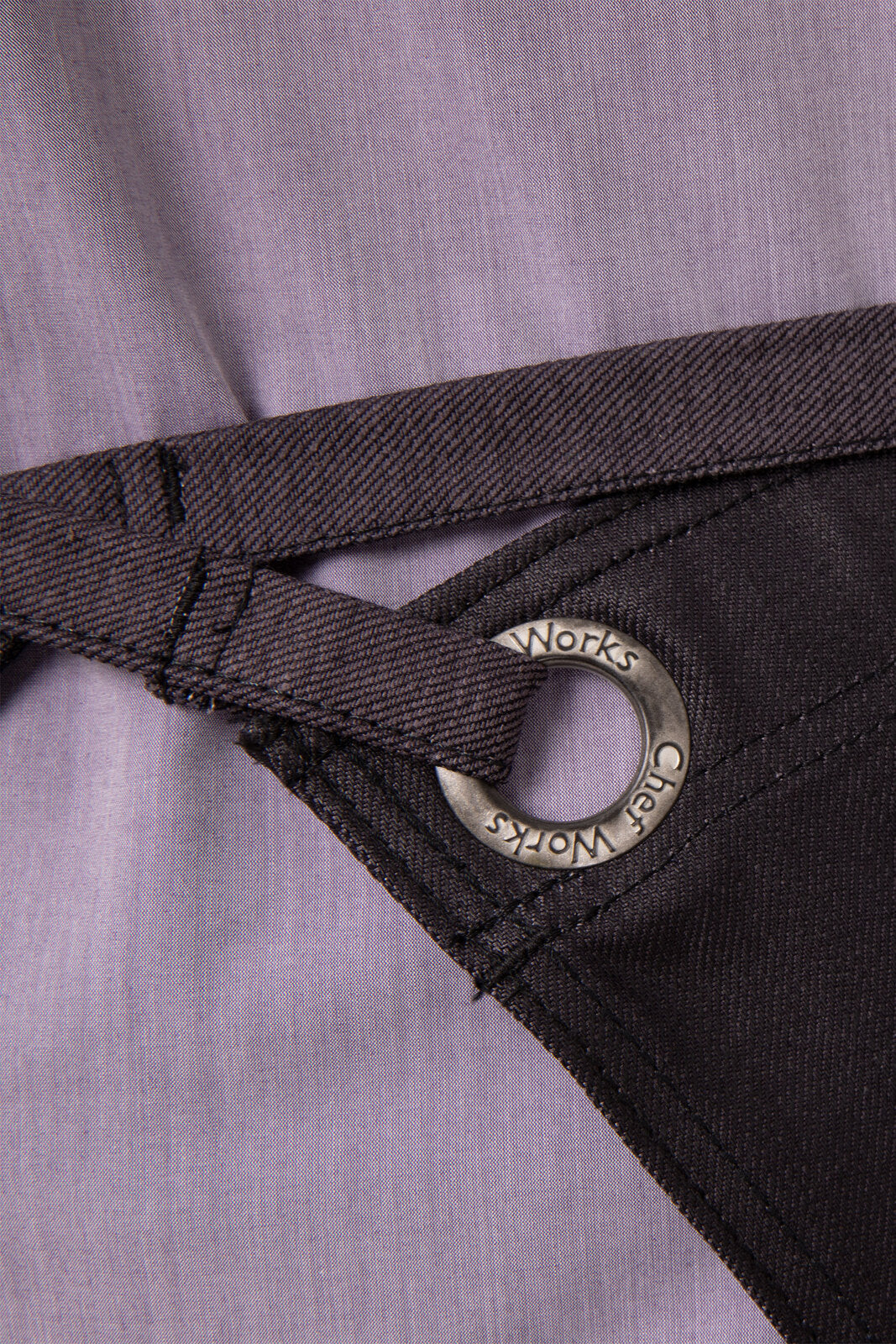 Chef Works Boulder Bistro Apron - Purple Black