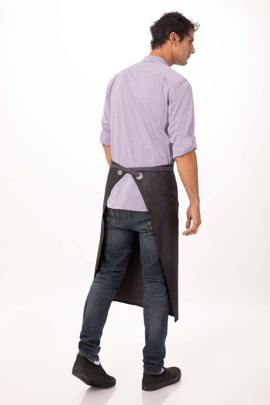 Chef Works Boulder Bistro Apron - Purple Black