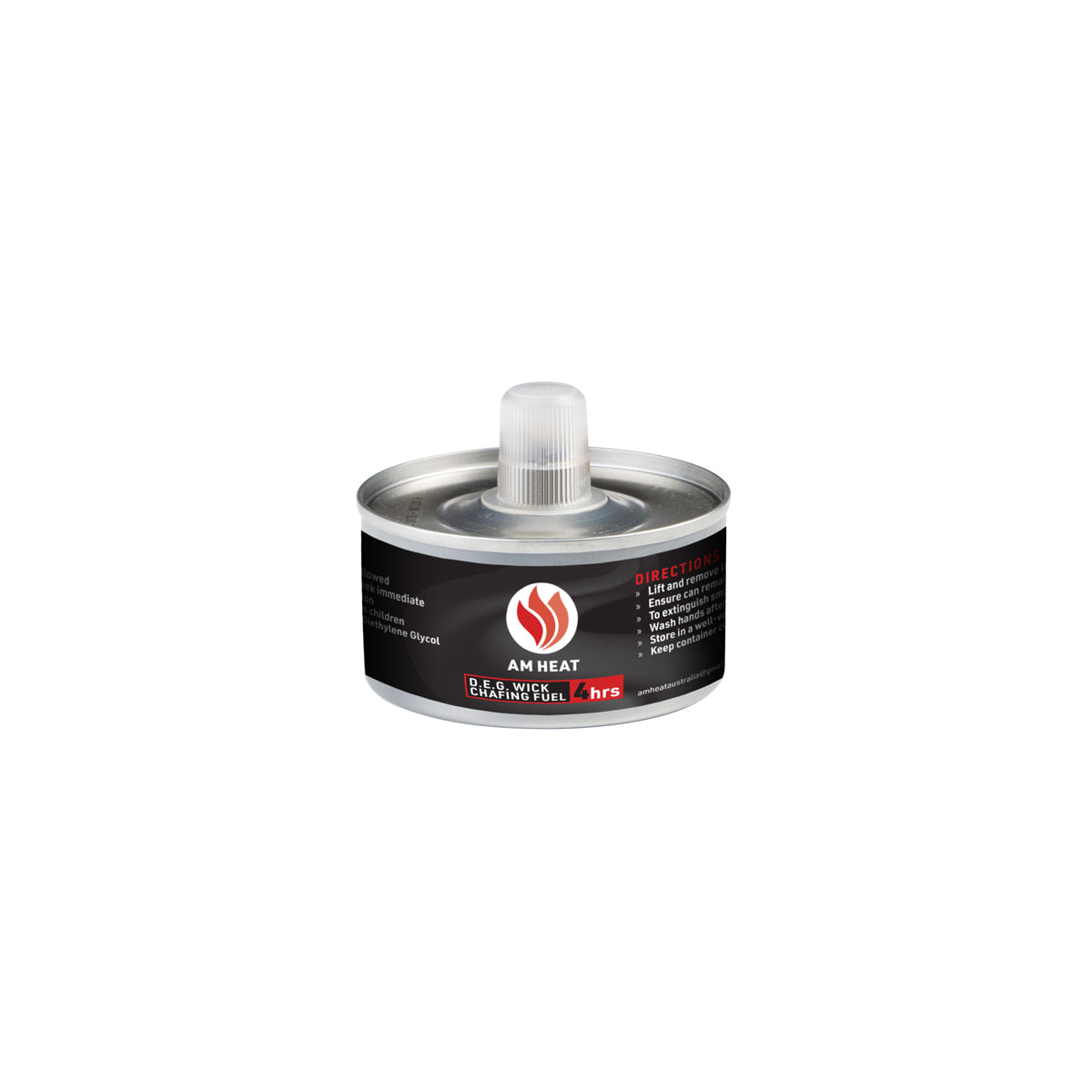 AM Heat D.E.G Wick Chafing Fuel 4 Hour Burn Time