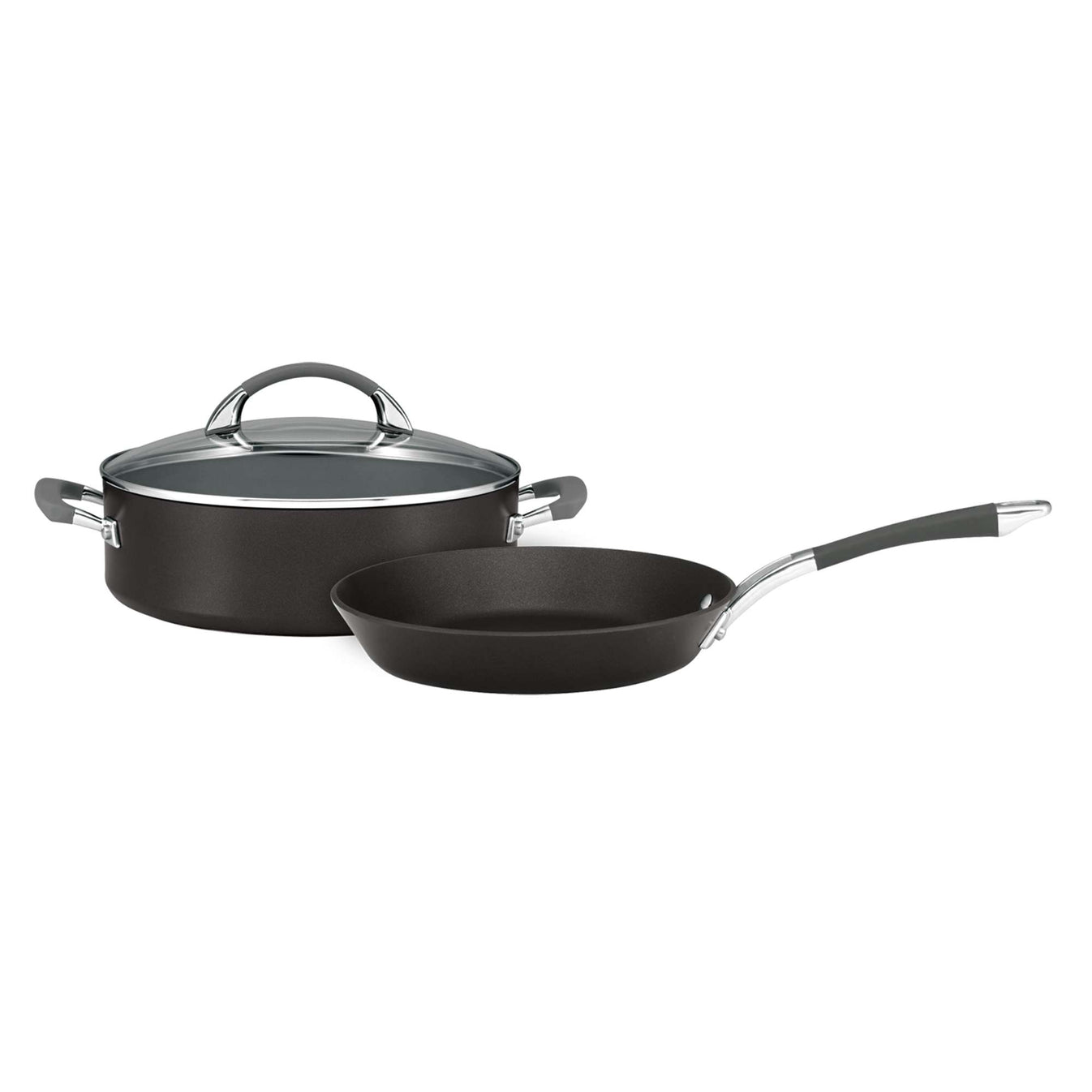 Anolon Endurance+ Nonstick Induction Skillet 26cm & Sautéuse 28cm/4.7L Set