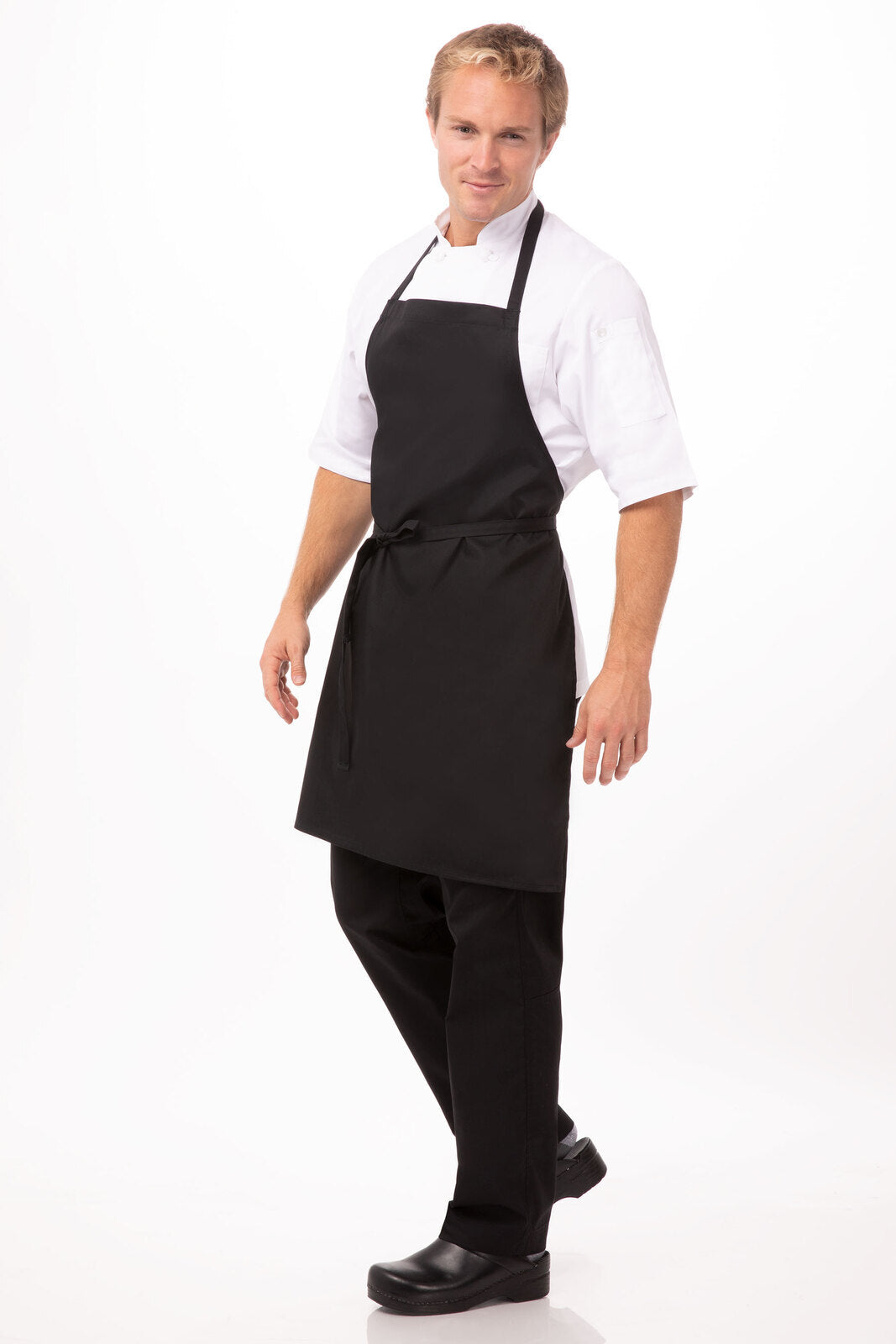 Chef Works Bib Apron - Black