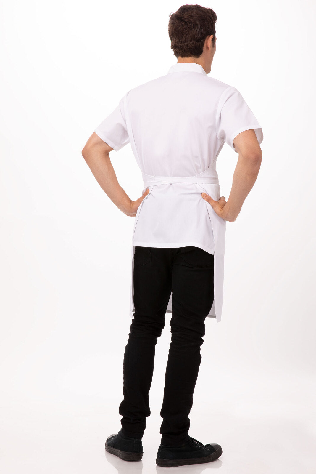 Chef Works Bib Apron - White