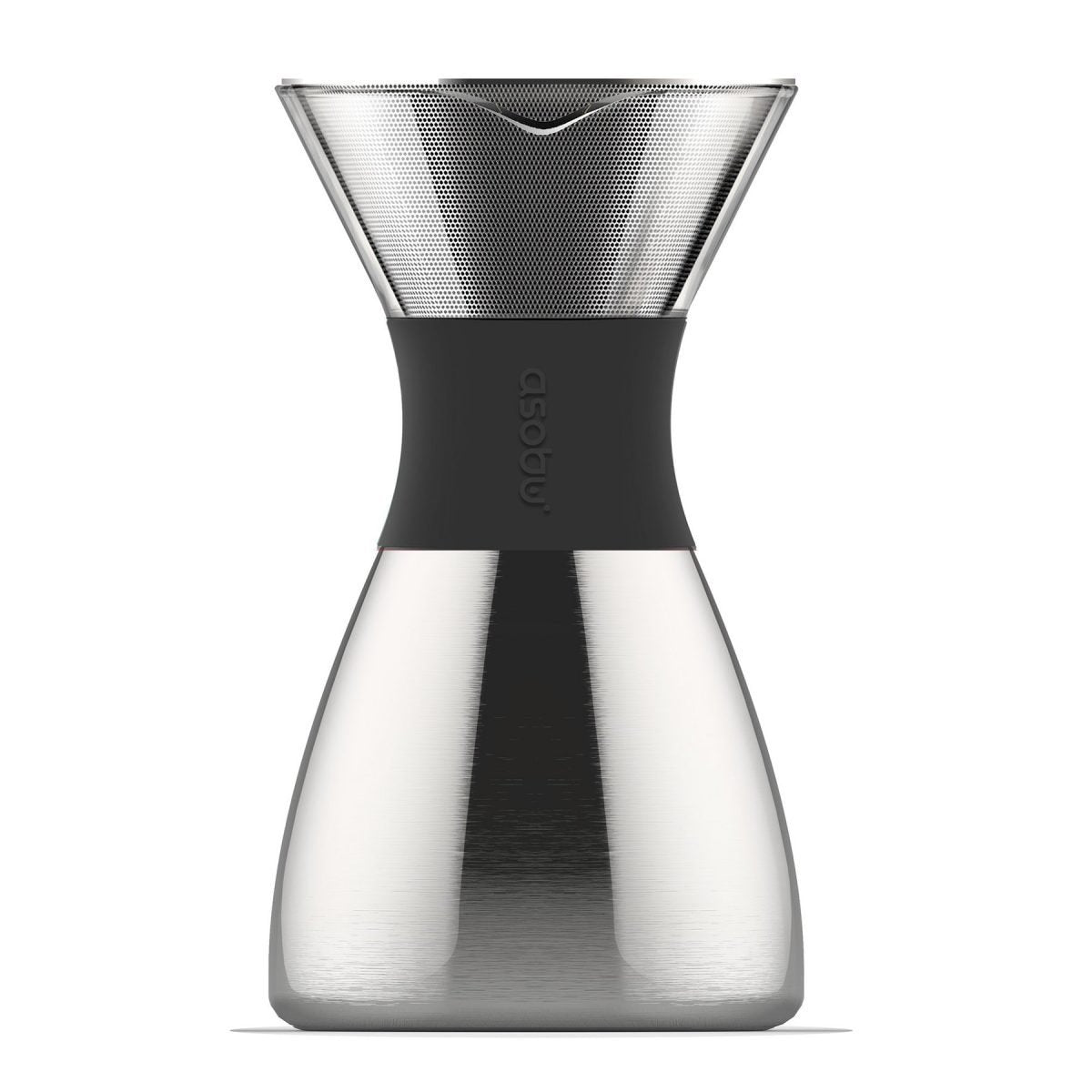 Asobu Pour Over Coffee Maker 950ml (32oz) - Silver/Black